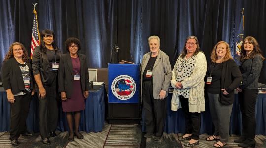 Group photo of 2023 Legacy Award recipients at the Annual Business Meeting